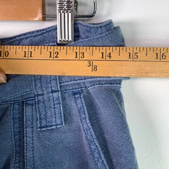 Free People Catching‎ Feelings Utility Inspired Midi Skirt Sz 4 - Picture 3 of 9